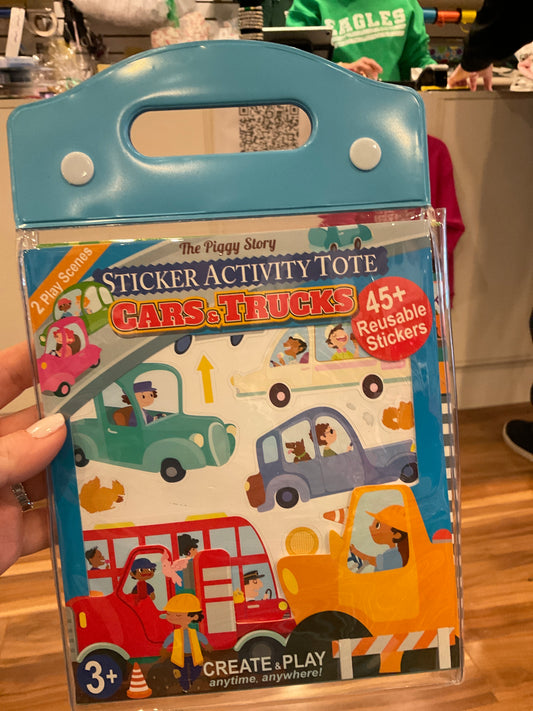 Piggy Story Sticker Activity Tote