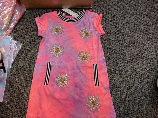 Mia Daisy dress pink