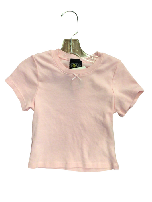 Love Junkie pink tee with pink bow