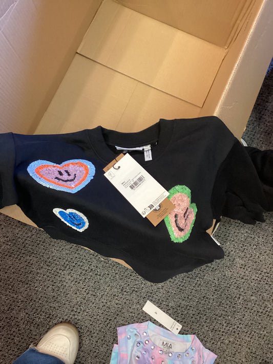 Molo festive hearts sweatshirt