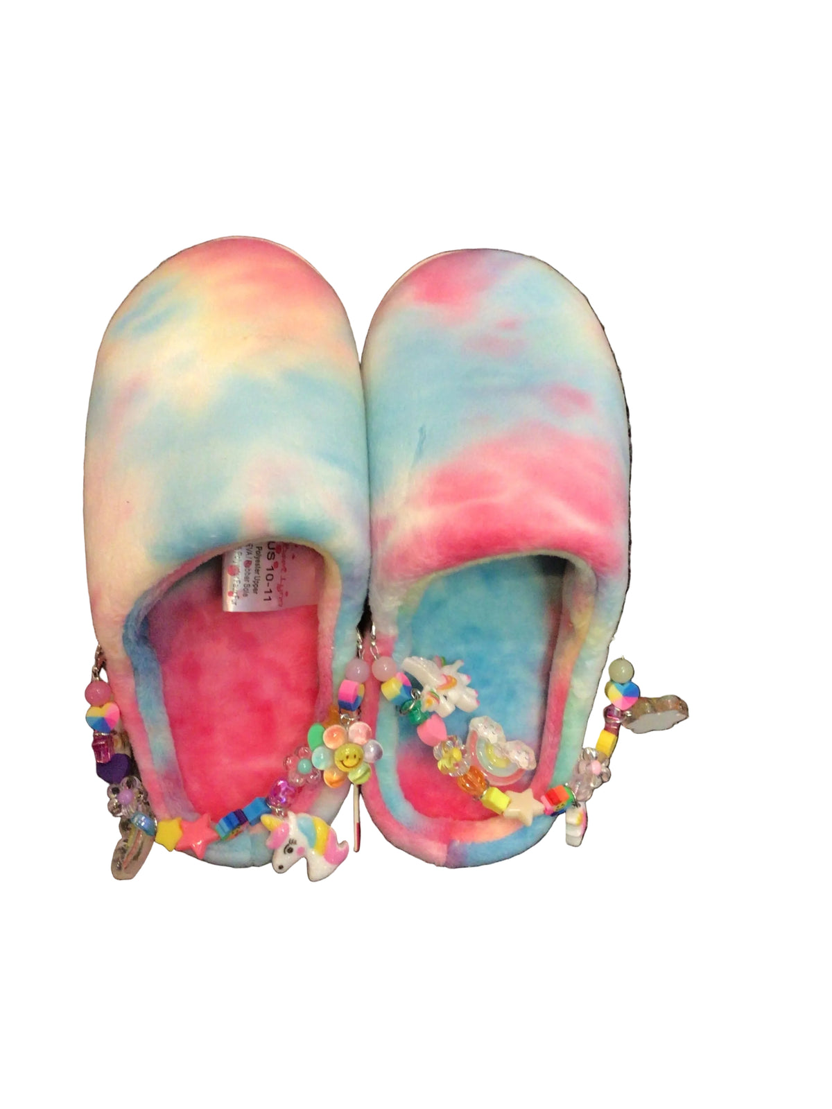 Bari Lynn charm slippers