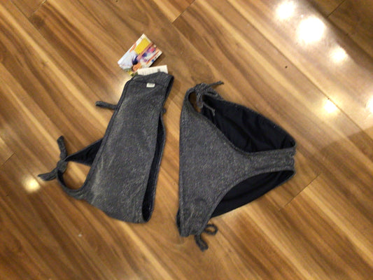 Lime Apple blue metallic bikini