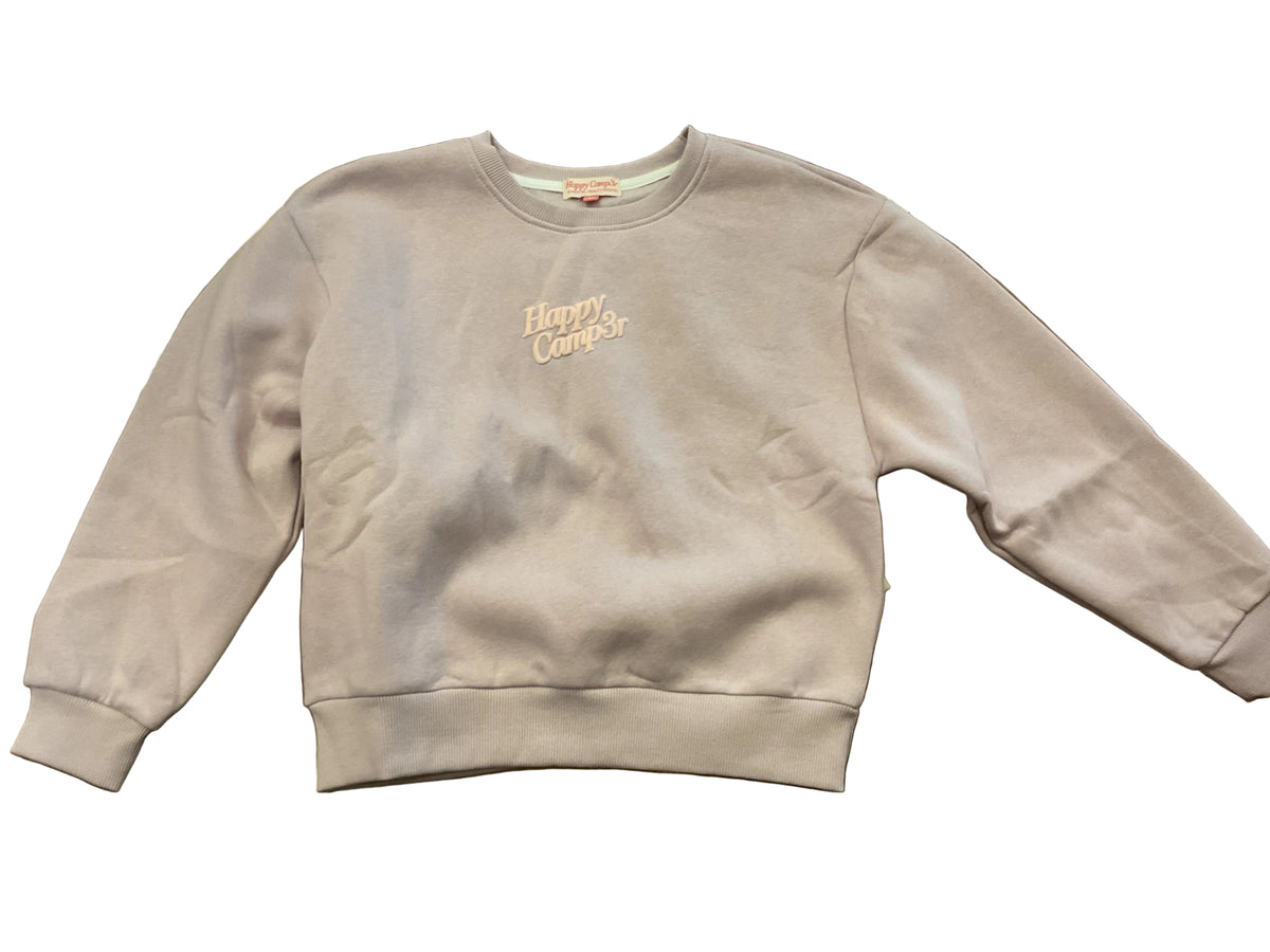 Lilac happy camp3r crewneck