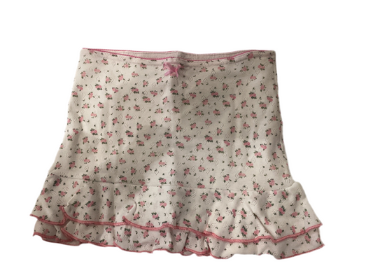 KatieJ cream rose ditsy skirt