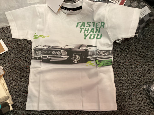 Mish Faster than you white tee
