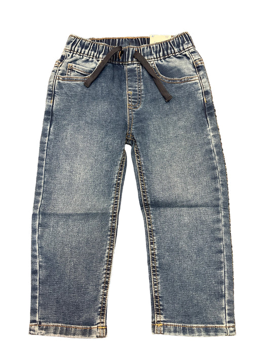 Soft denim jogger pants