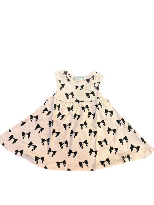 Pink bow dress