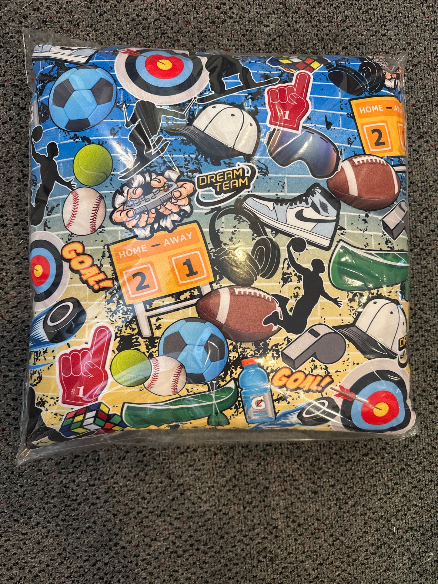 Sports camp pillow