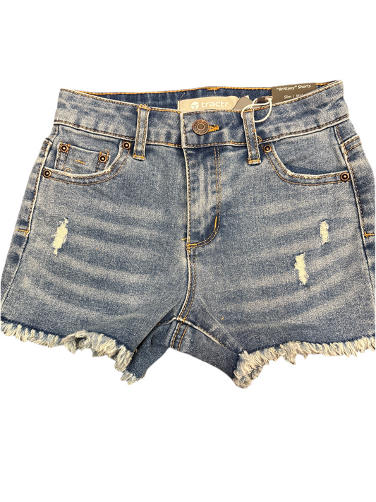 Tractr Dark Denim Brittany Short