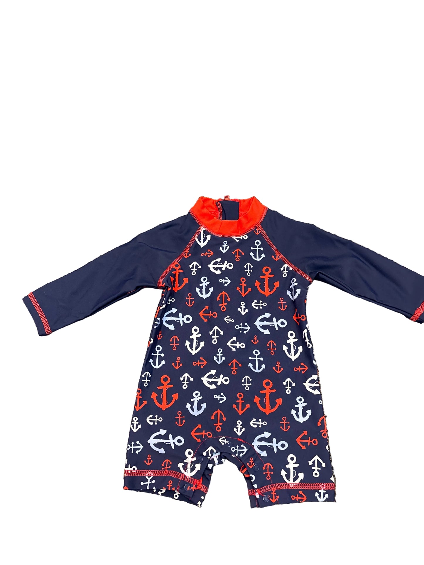 One piece anchor bathing suite
