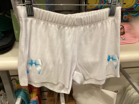 Firehouse white/blue bow rib shorts