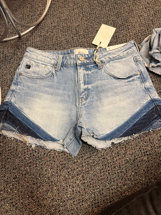 Kancan denim insert short