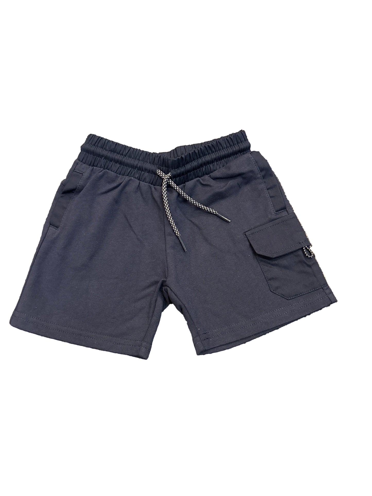 Blue cargo shorts