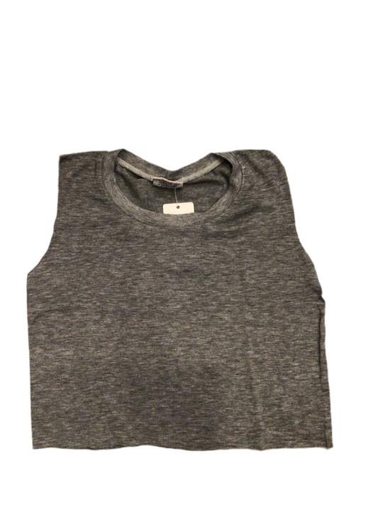 Firehouse solid cropped tank
