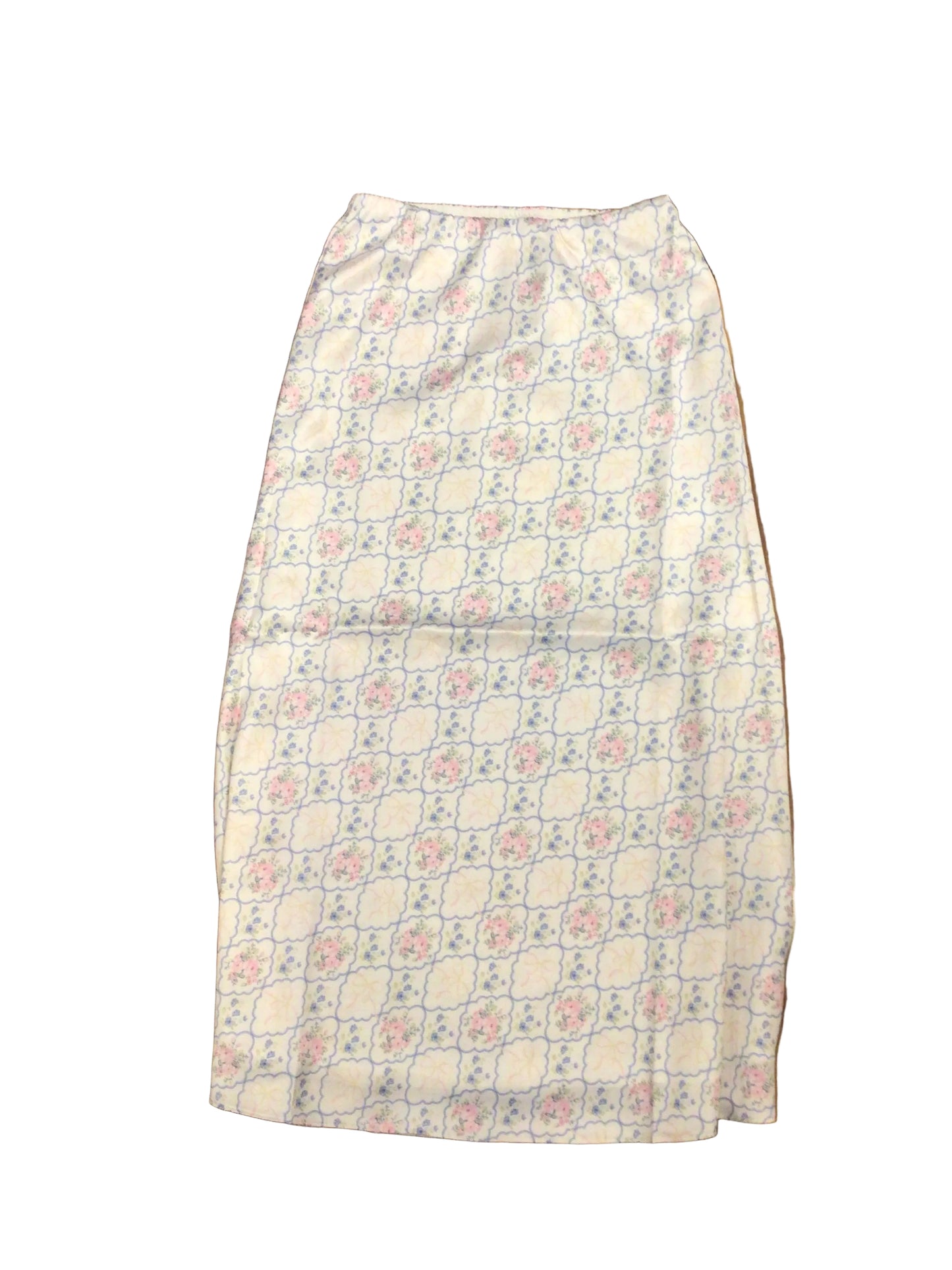 Katie J floral silk skirt