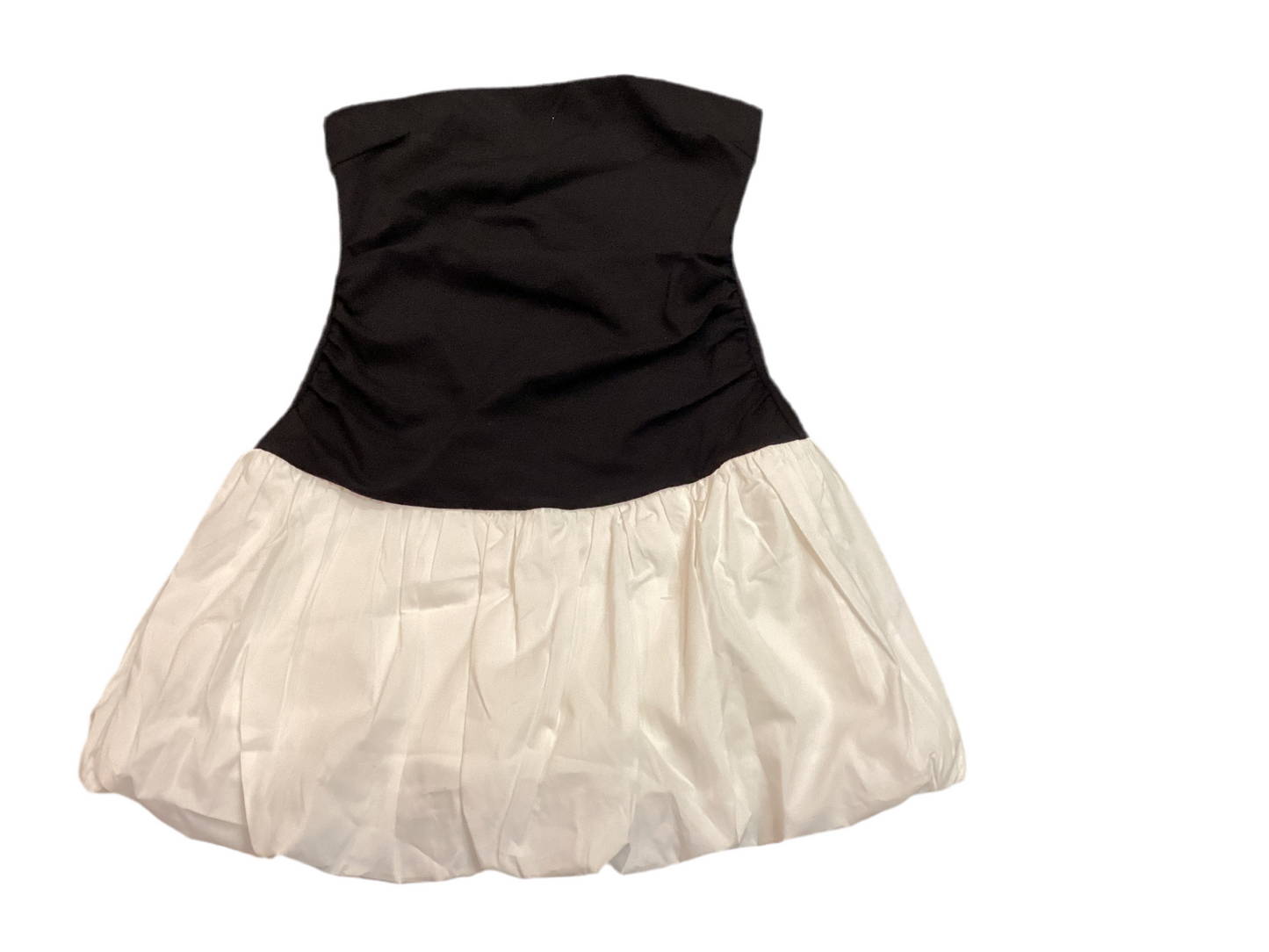 Jr black white bubble dress