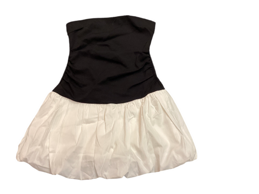 Jr black white bubble dress