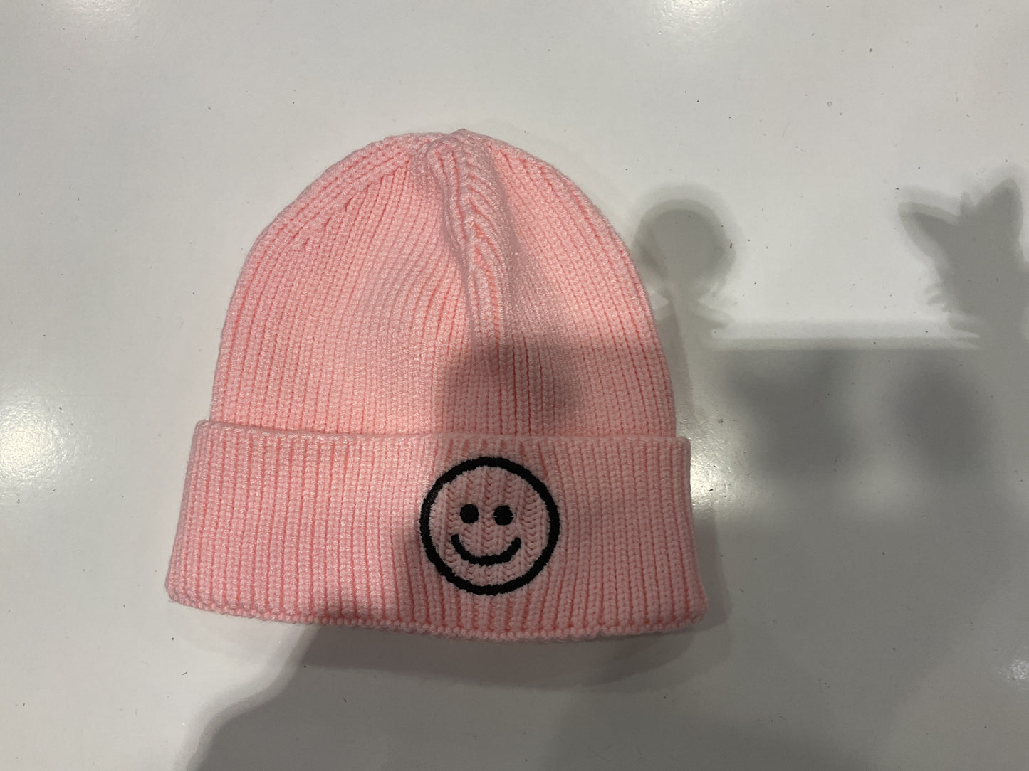Pink smile hat