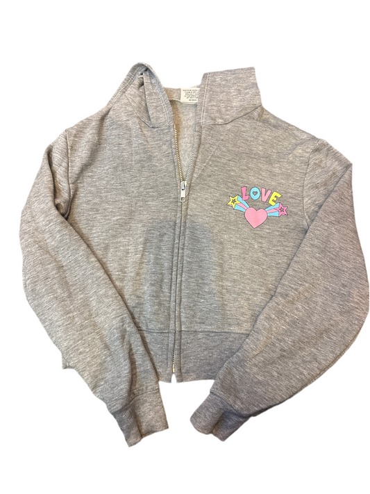 Grey Love zip up