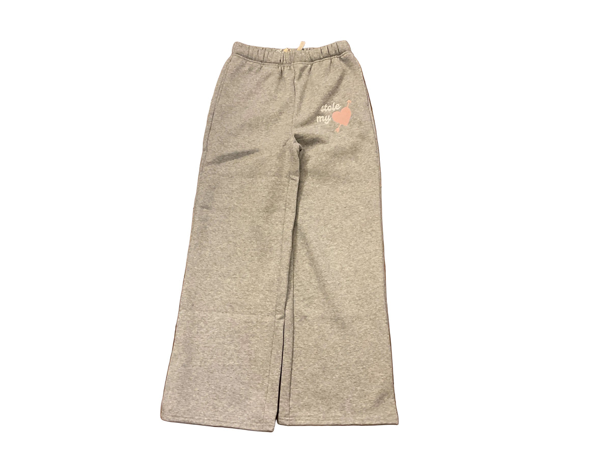 Heather Grey stole my heart wide leg jogger
