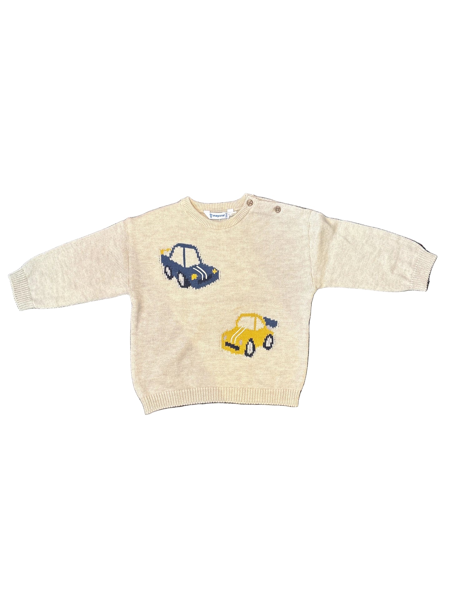 Beige car sweater