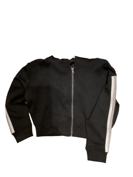 Cloud black hoodie with stripe