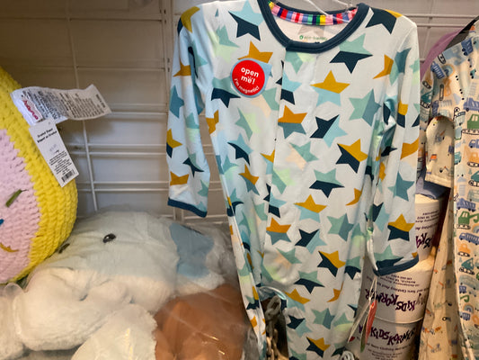 Magnetic me boy blue onesie W/stars