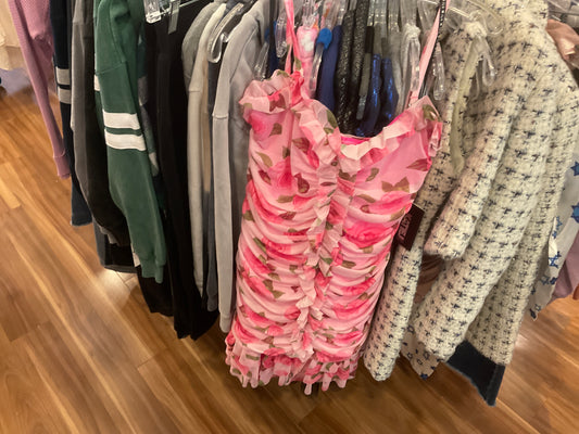 Katiej junior pink roses dress