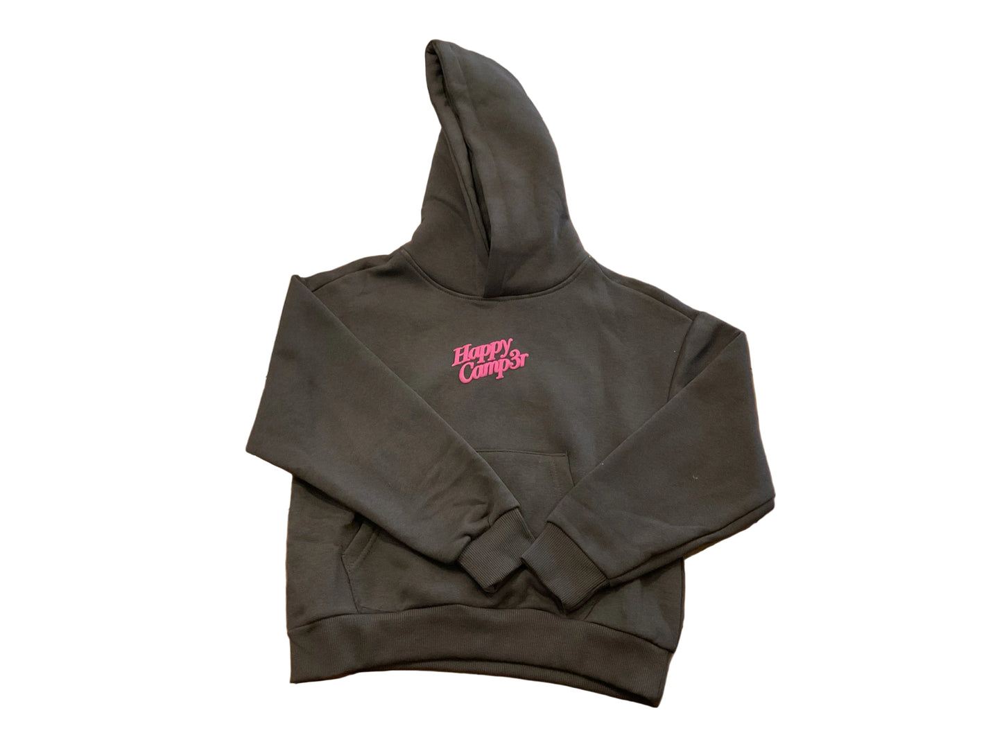 Slate gray happy canp3r hoodie