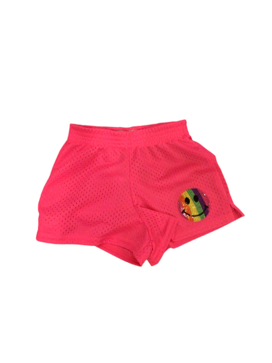 Dori mesh shorts with smiley face