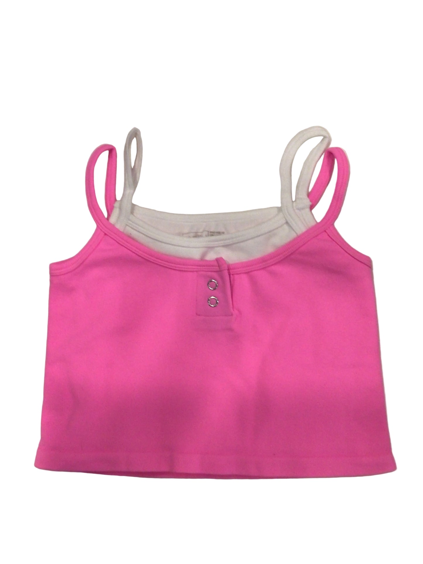 Malibu Sugar double layer cropped tank top
