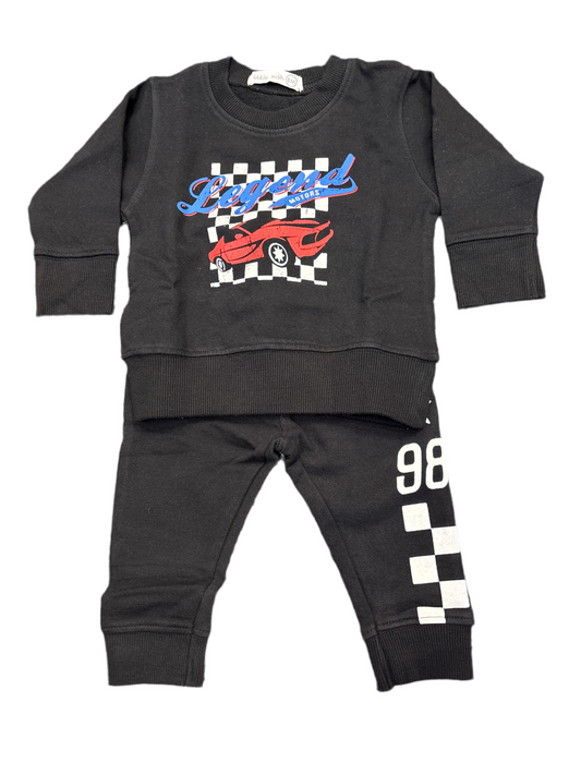 Racer check 2 pc set