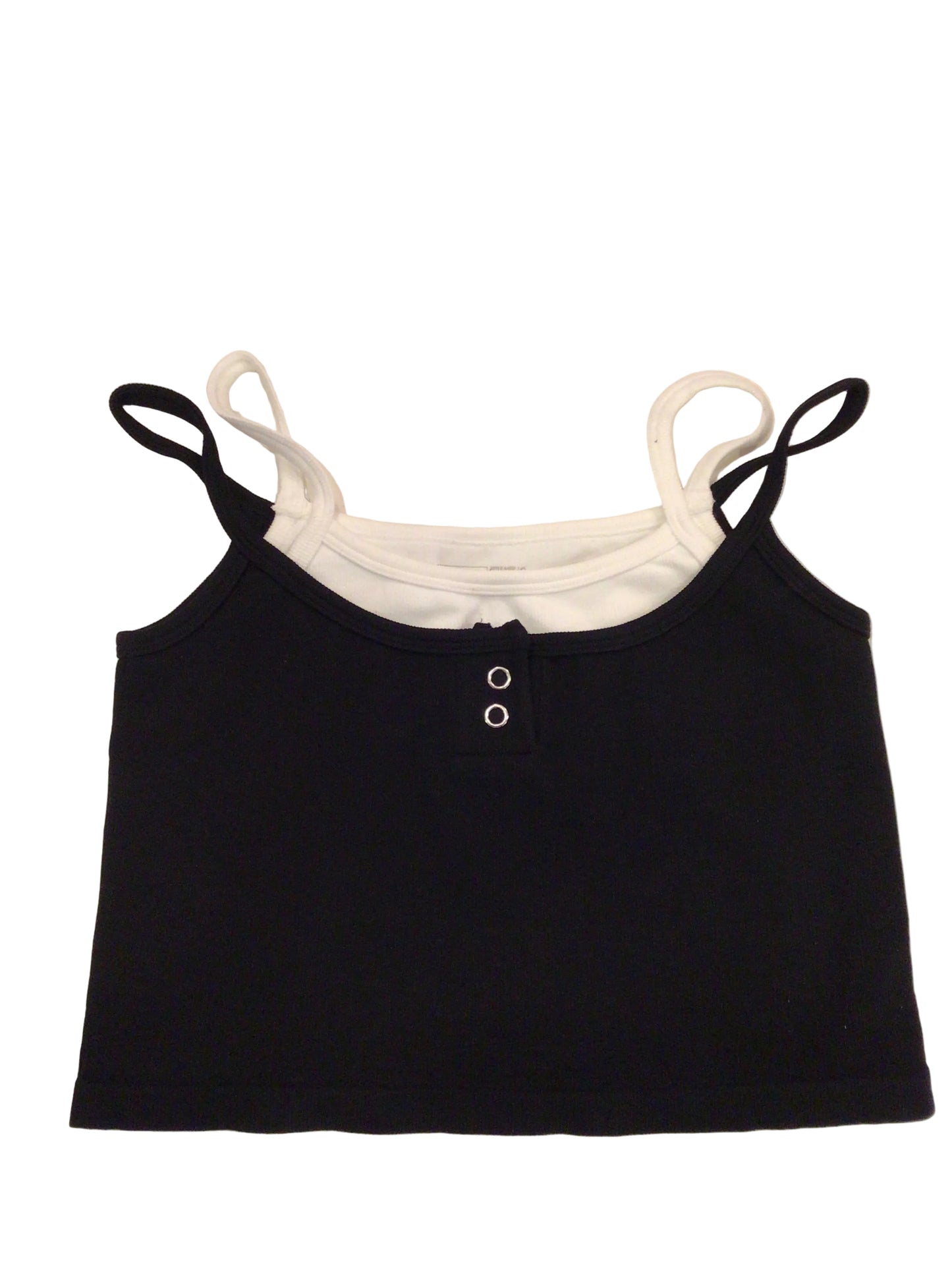 Malibu Sugar double layer cropped tank top