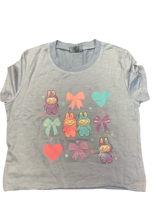 Firehouse blue little monster tshirt