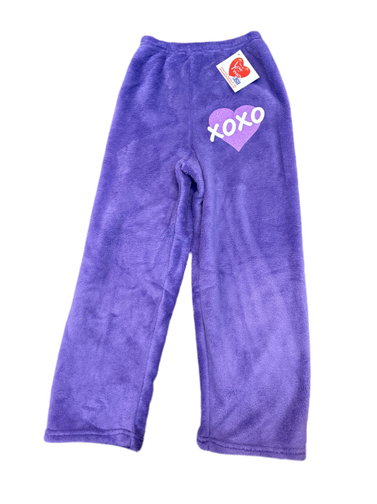 XOXO white glitter pants