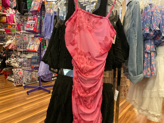 FBZ kids pink roses dress