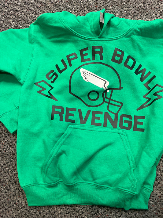 MKK Super Bowl revenge green hoody