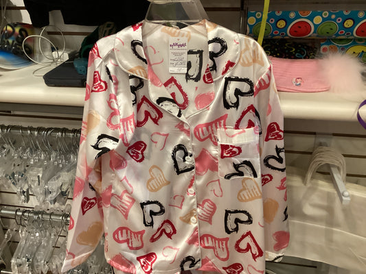 Kids Korner 2 pc long pants heart pjs Jr