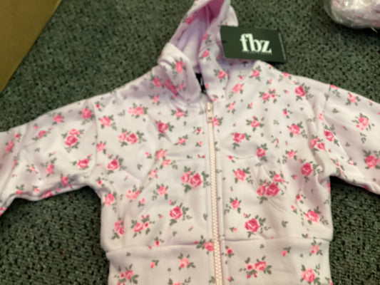 FBZ FLORAL ZIP UP