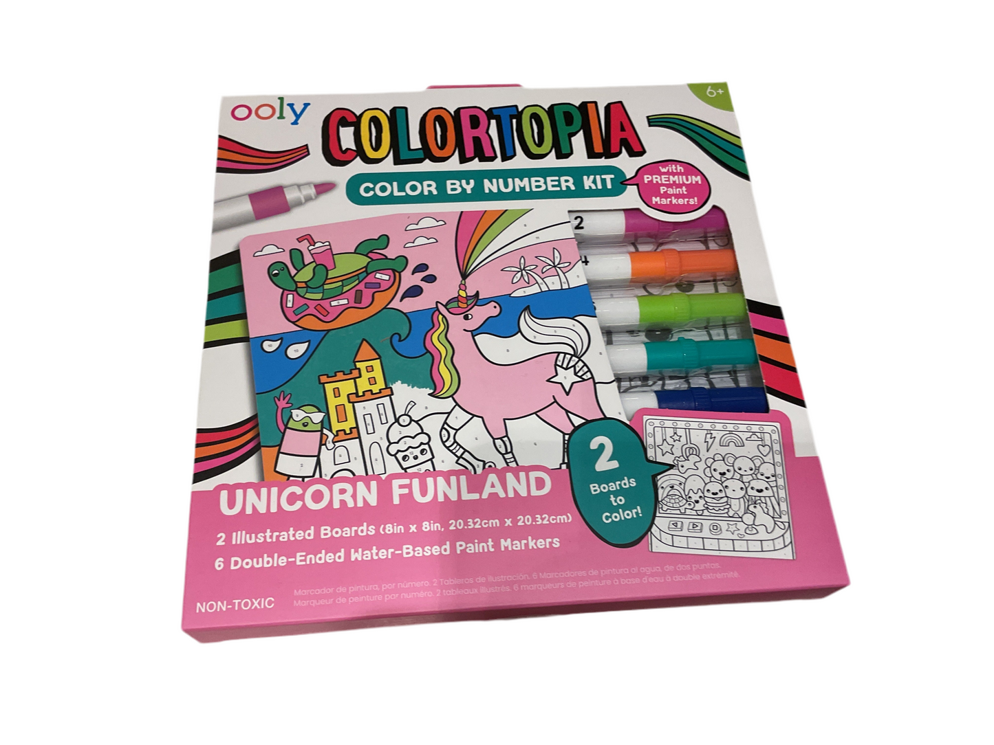 Ooly Colortopia color by number set