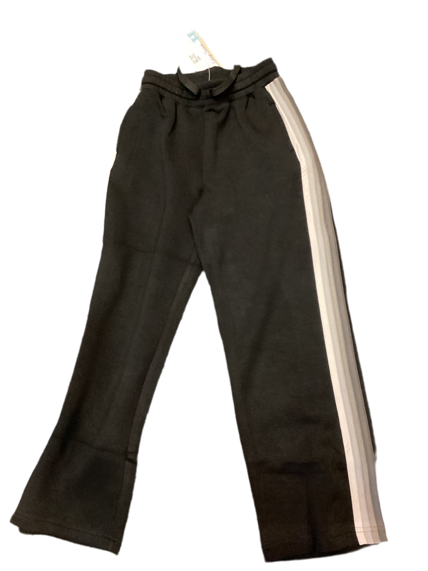 Cloud black wide leg pant