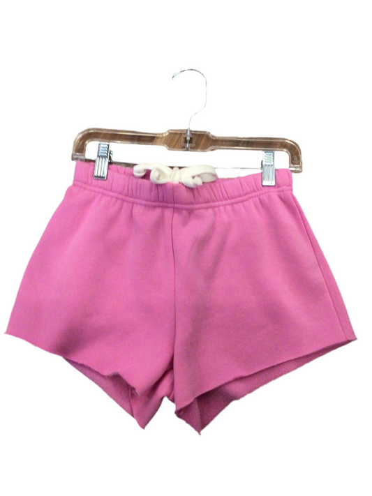 Katie J solid sweat shorts pink