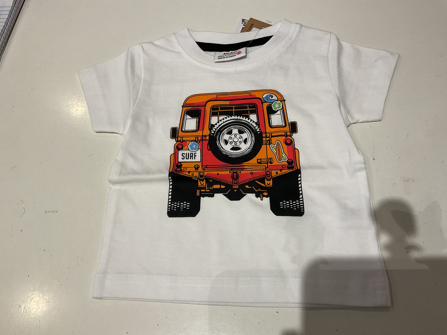 Mish white Jeep Tee Shirt