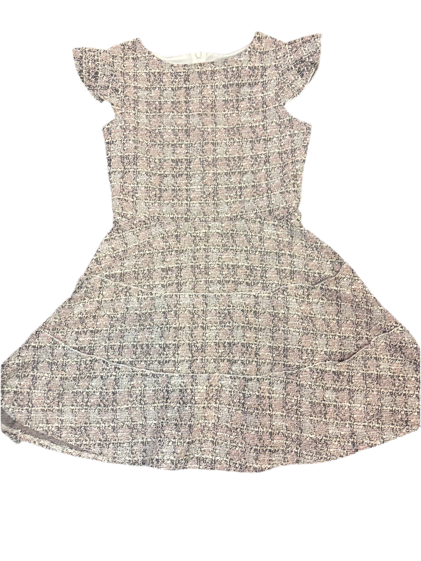 Jr Pink/black tier dress