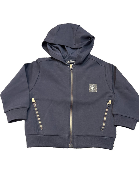 Blue soccer zip up