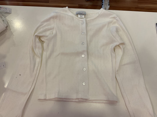White pointelle Cardigan
