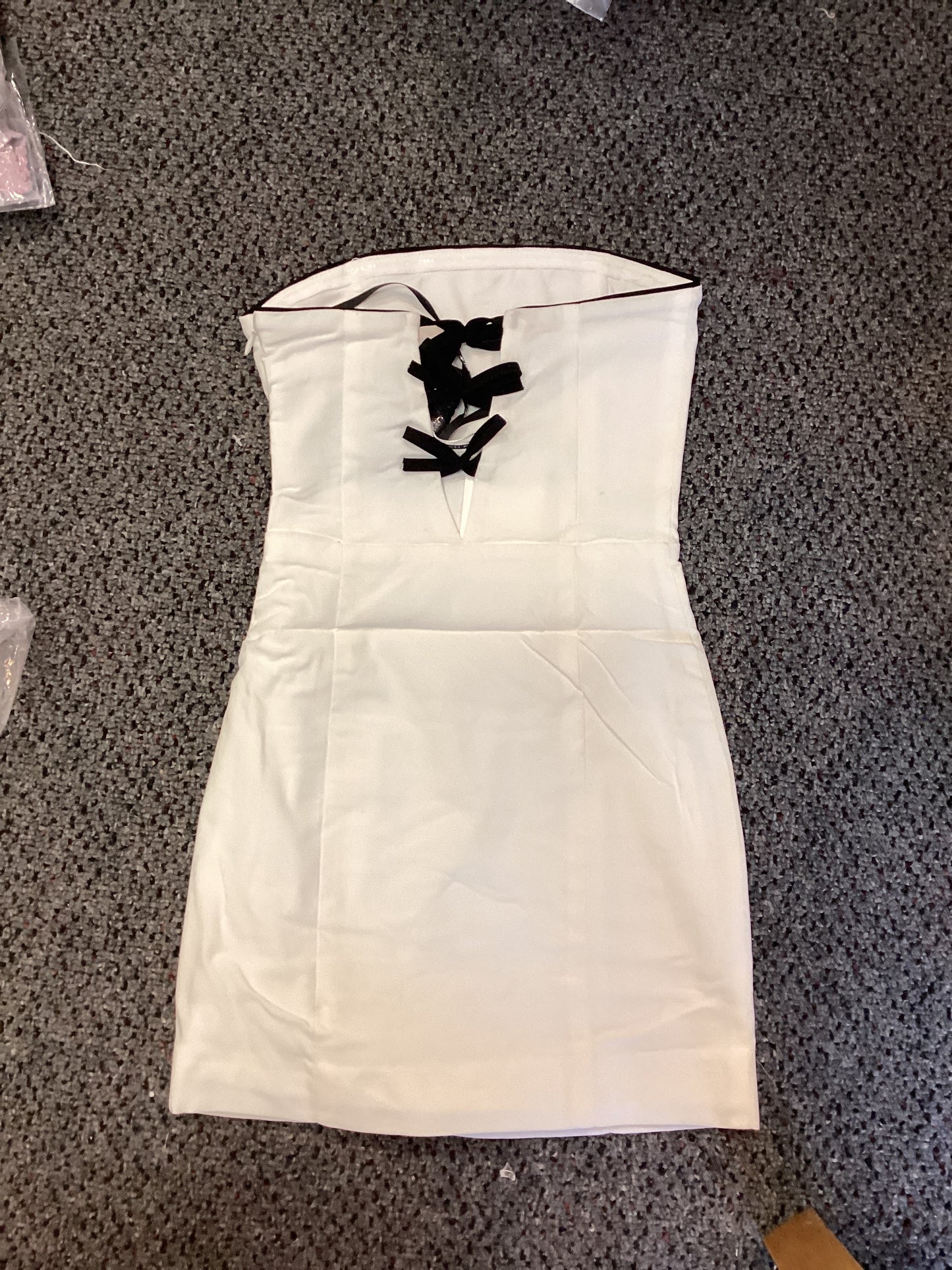 Katie J cream/black Tina dress