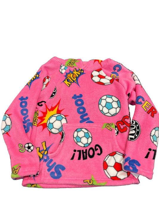 Love and kisses pink soccer