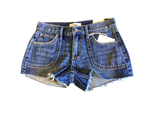 LR Utility pocket Micro Short Medium Denim