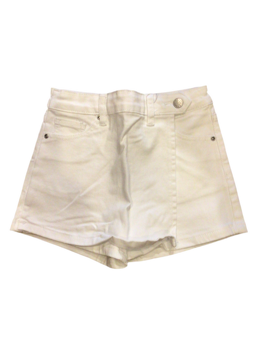 Tractr white jean skort